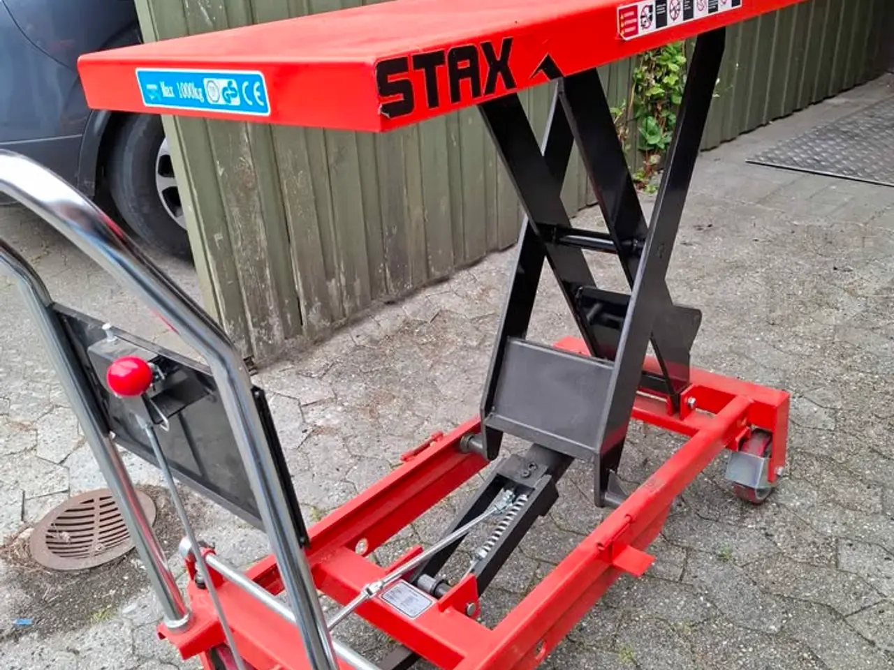 Billede 5 - Hydraulisk løftevogn / Løftebord 1.000 kg.