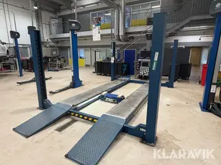 4-søjlet autolift Nussbaum 4.35 H