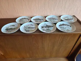 8 fisketallerkener fra Colditz