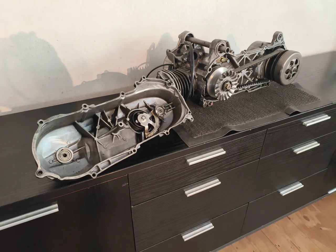 Billede 4 - kort minarelli 50cc motor med kick &Baghjul