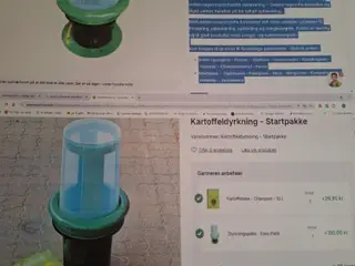 Dyrkningspotte Easy plant
