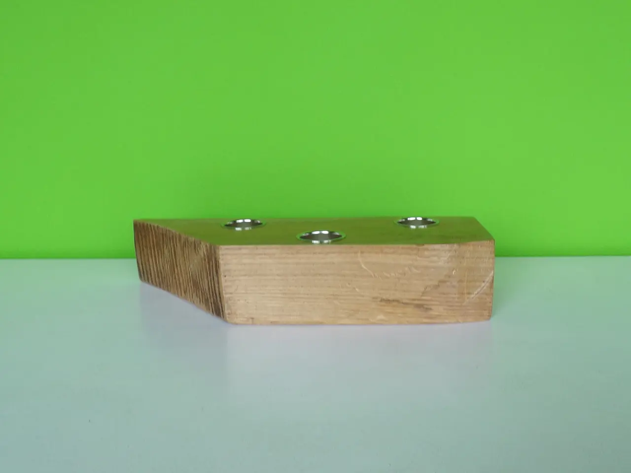 Billede 2 - NY Unik Håndlavet Fyrfadsstage i Egetræ