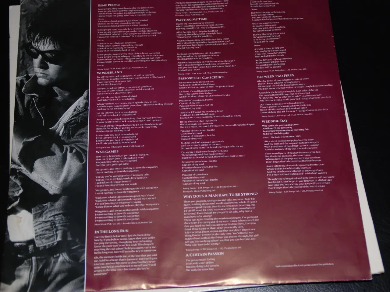 Billede 4 - Lp - Paul Young - Between Two Fires