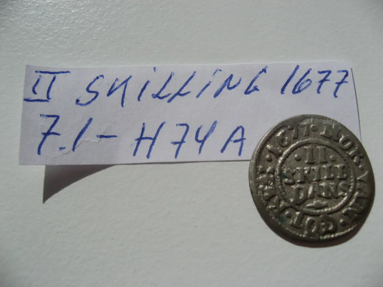 Billede 1 - Særdeles flot II Skilling 1677