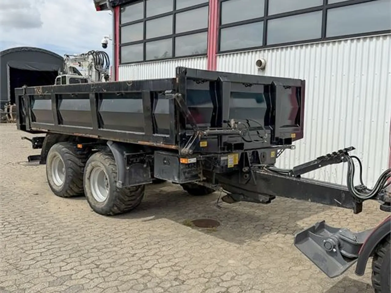 Billede 8 - ABC Köksal Hummel RM44100 - Tip trailer med hurtigskift / Tip trailer with quick coupler hydraulik