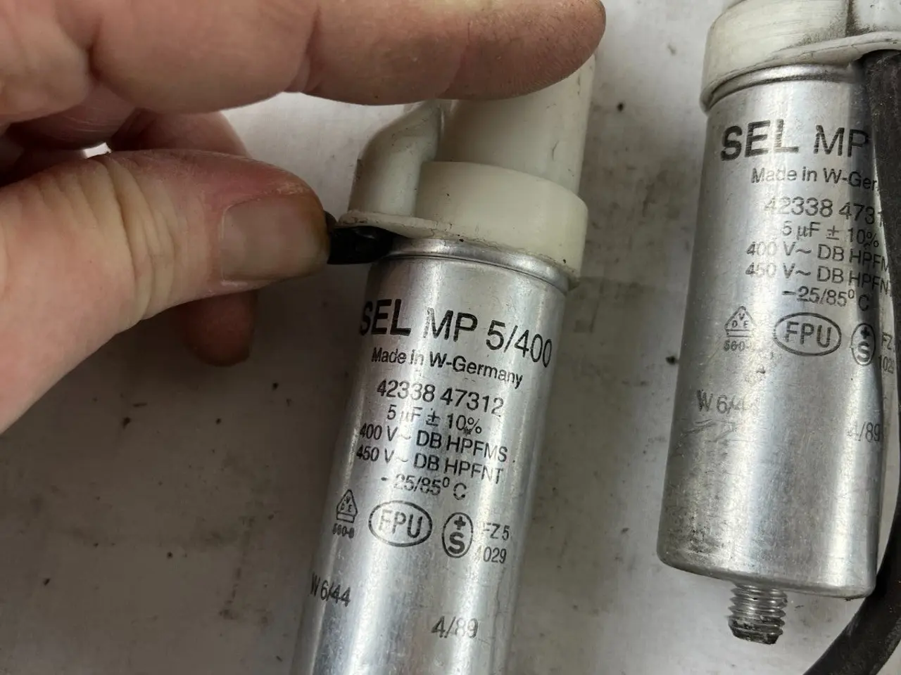 Billede 4 - SEL MP 5/400 5µF 400V–450V Motor Run Capacitors of