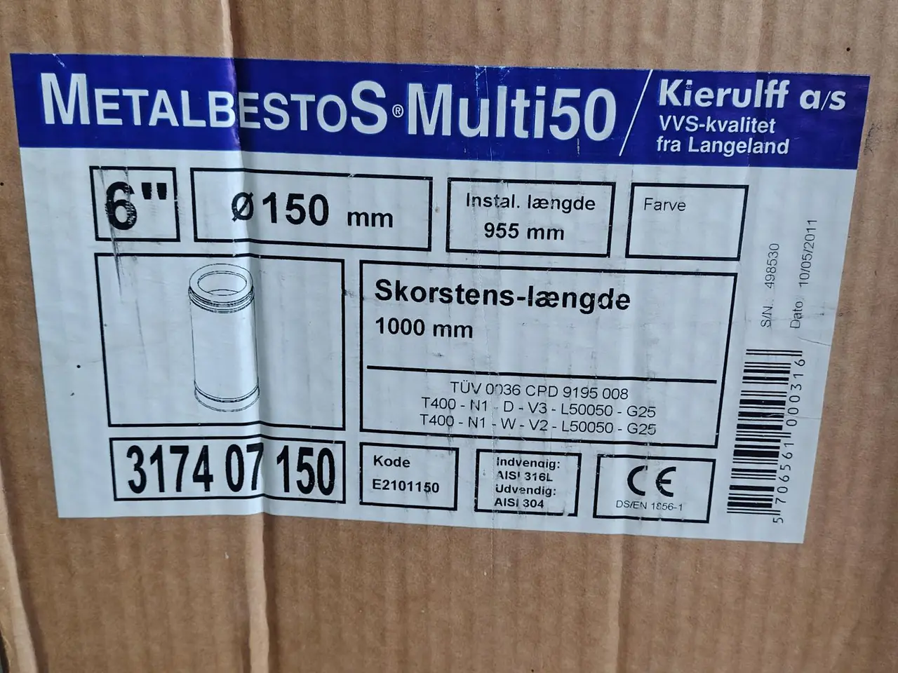 Billede 2 - Skorstensrør