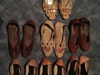 Diverse ubrugte ballerina sko
