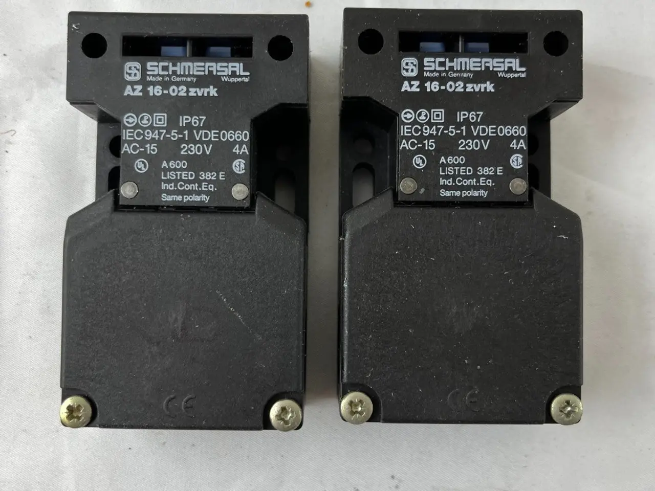 Billede 3 - Schmersal AZ16-02ZVRK Safety Interlock kontakt 4A