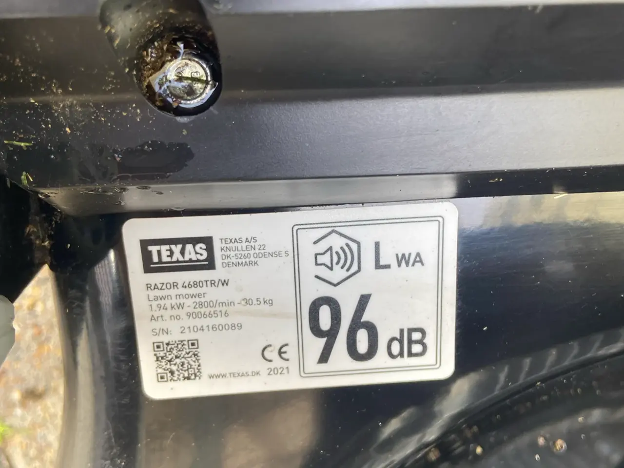 Billede 7 - Texas Razor 4680 TR/W benzin Rotor med Fremtræk