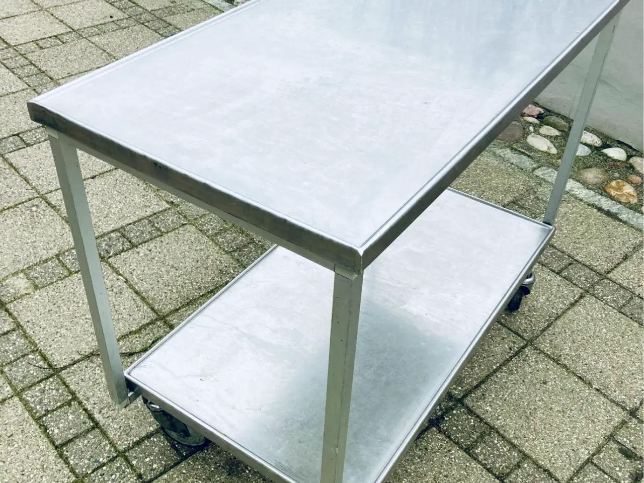 Billede 4 - Robust rustfrit rullebord / anretterbord – Flot st
