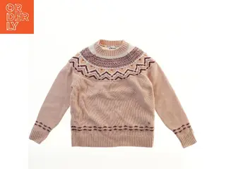 Strikket sweater med mønster fra Kari Traa (str. XS)