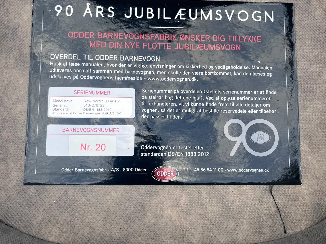 Billede 9 - Jubilæums Odder barnevogn
