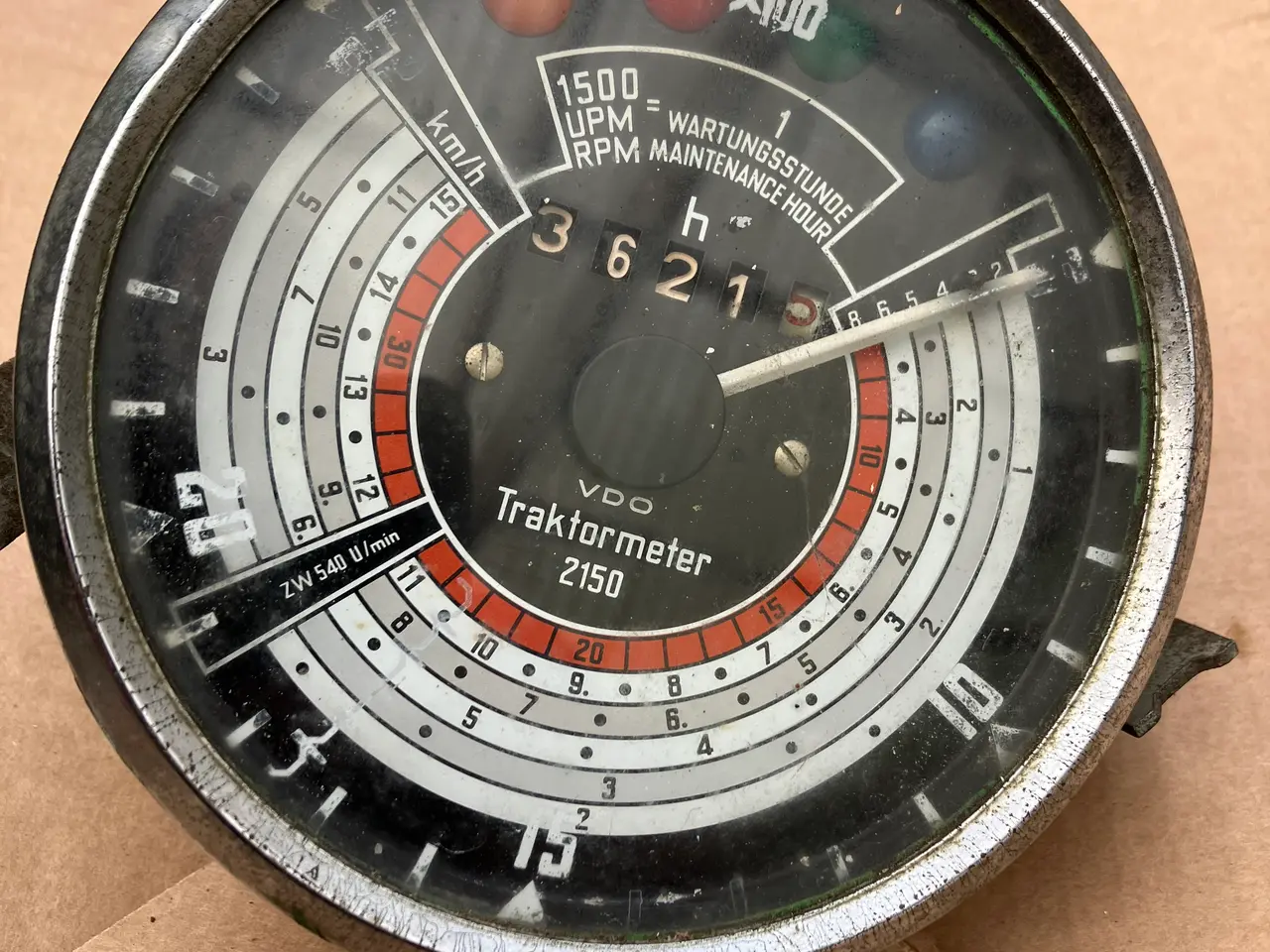 Billede 3 - Traktormeter Ur 