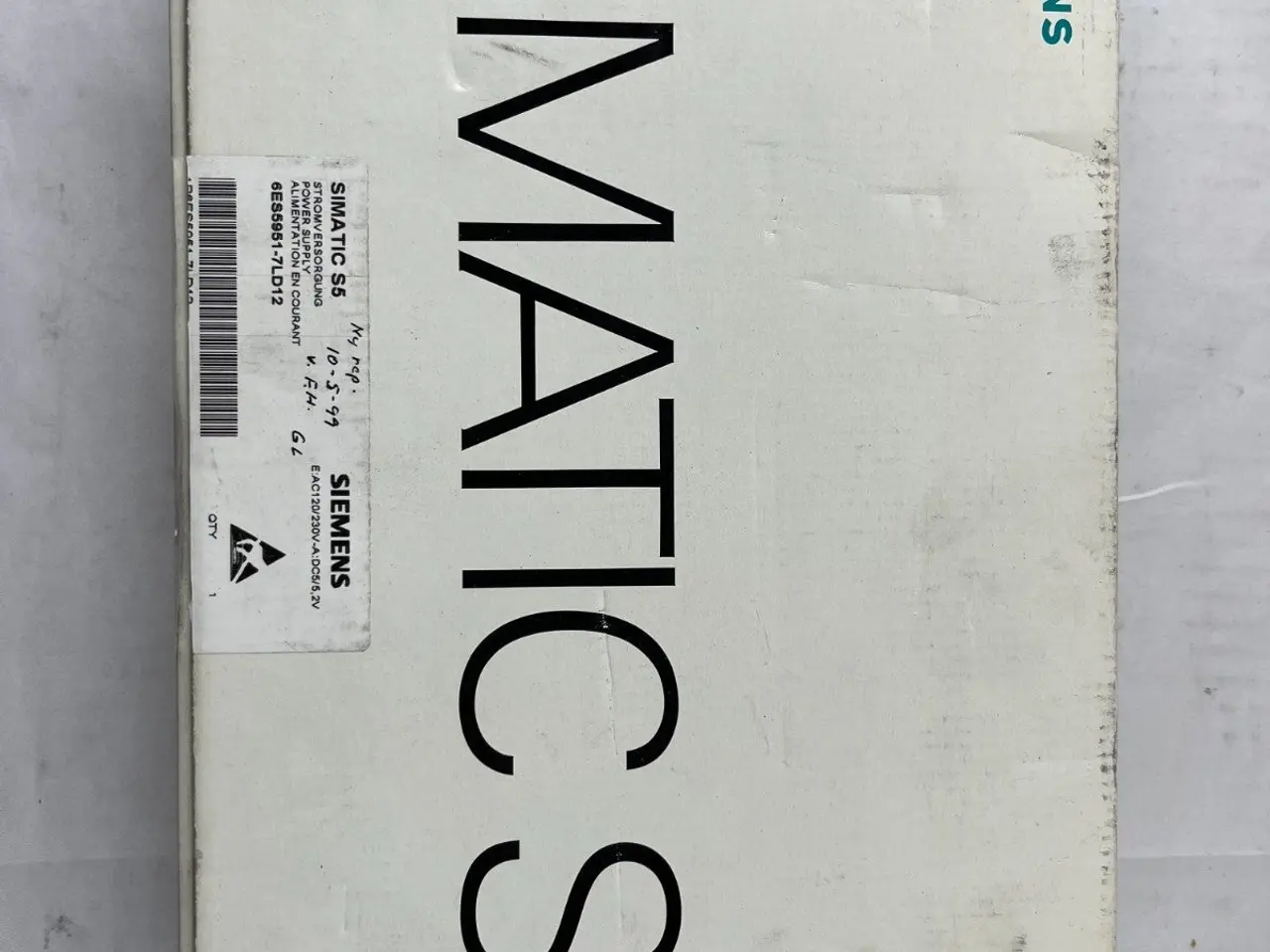 Billede 2 - Siemens SIMATIC S5 PS 951 strømforsyning 115/230 V