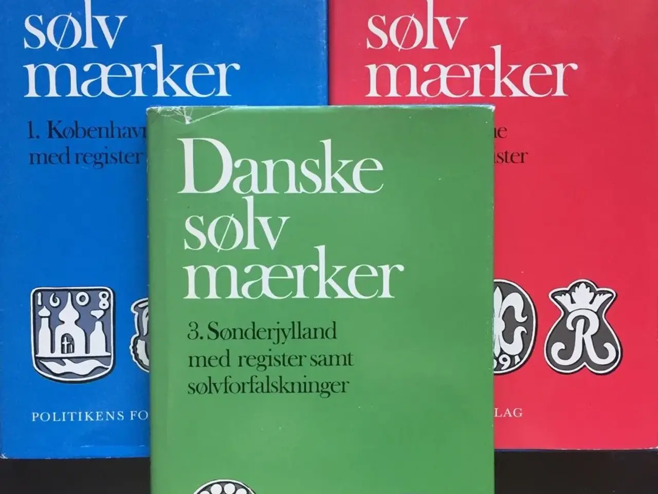 Billede 1 - DANSKE SØLVMÆRKER 1-3 - Chr. A. Bøje