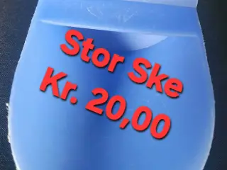 Blå Tupperware ske
