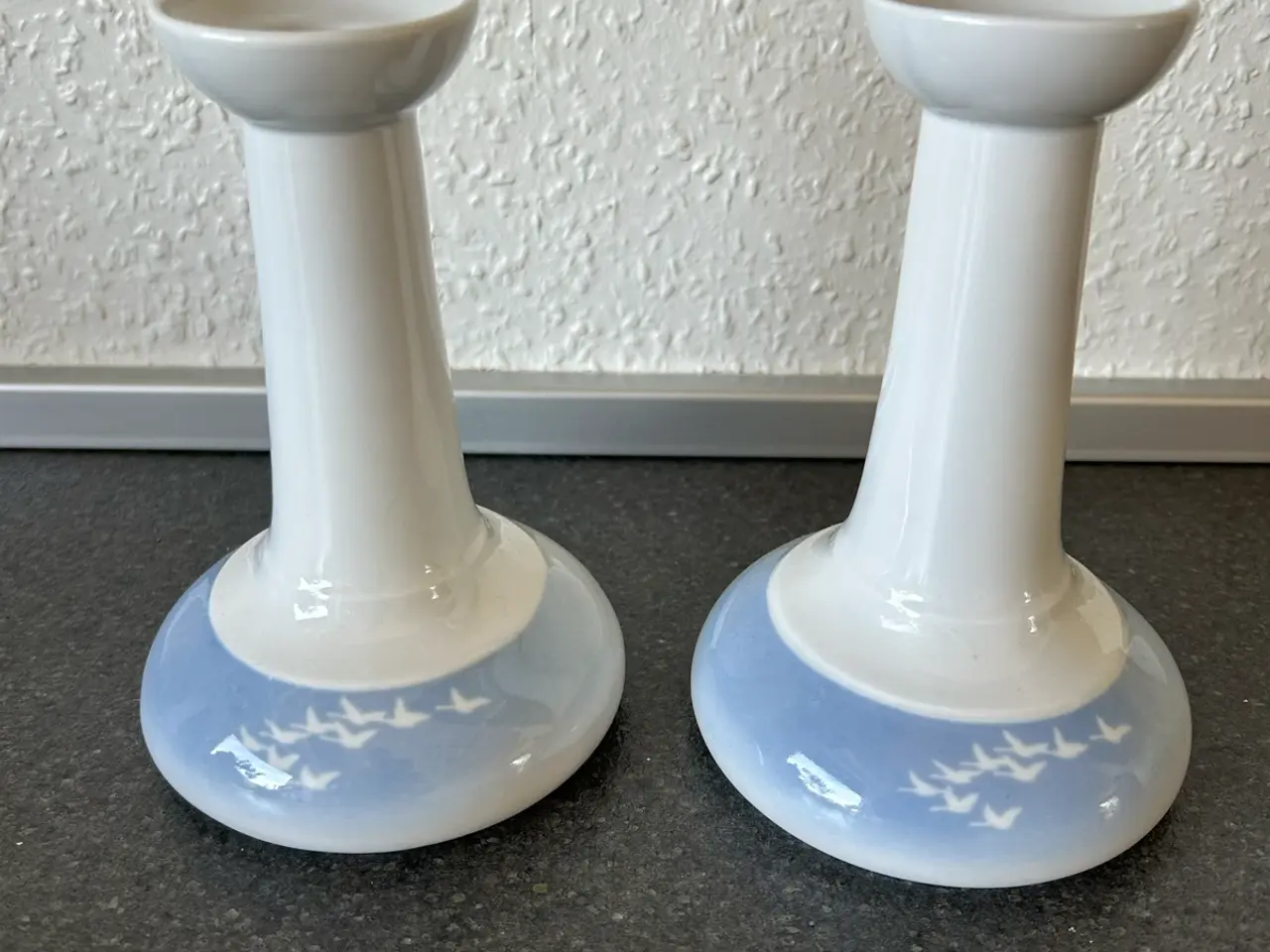 Billede 1 - Lysestager, svanestel