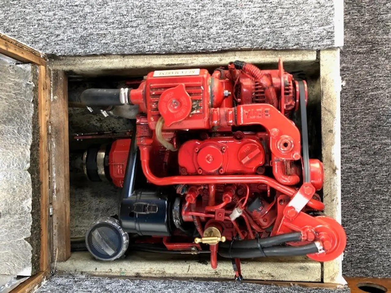 Billede 4 - LM 21 motorbåd- nyere Beta Marine diesel-18.000 kr