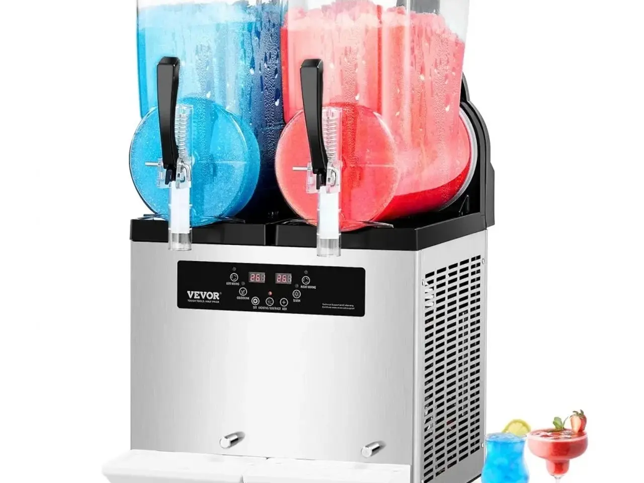 Billede 4 - UDLEJES - Prof Slush Ice maskine m. 2 kamre