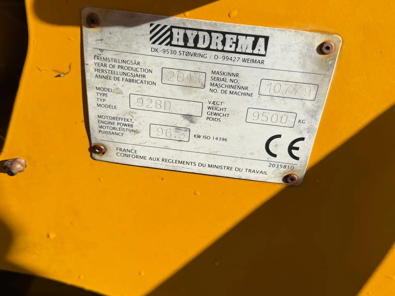 Billede 21 - Hydrema 928 D Virkelig fin, og velkørende rendegraver med Engcon rotortilt med klo