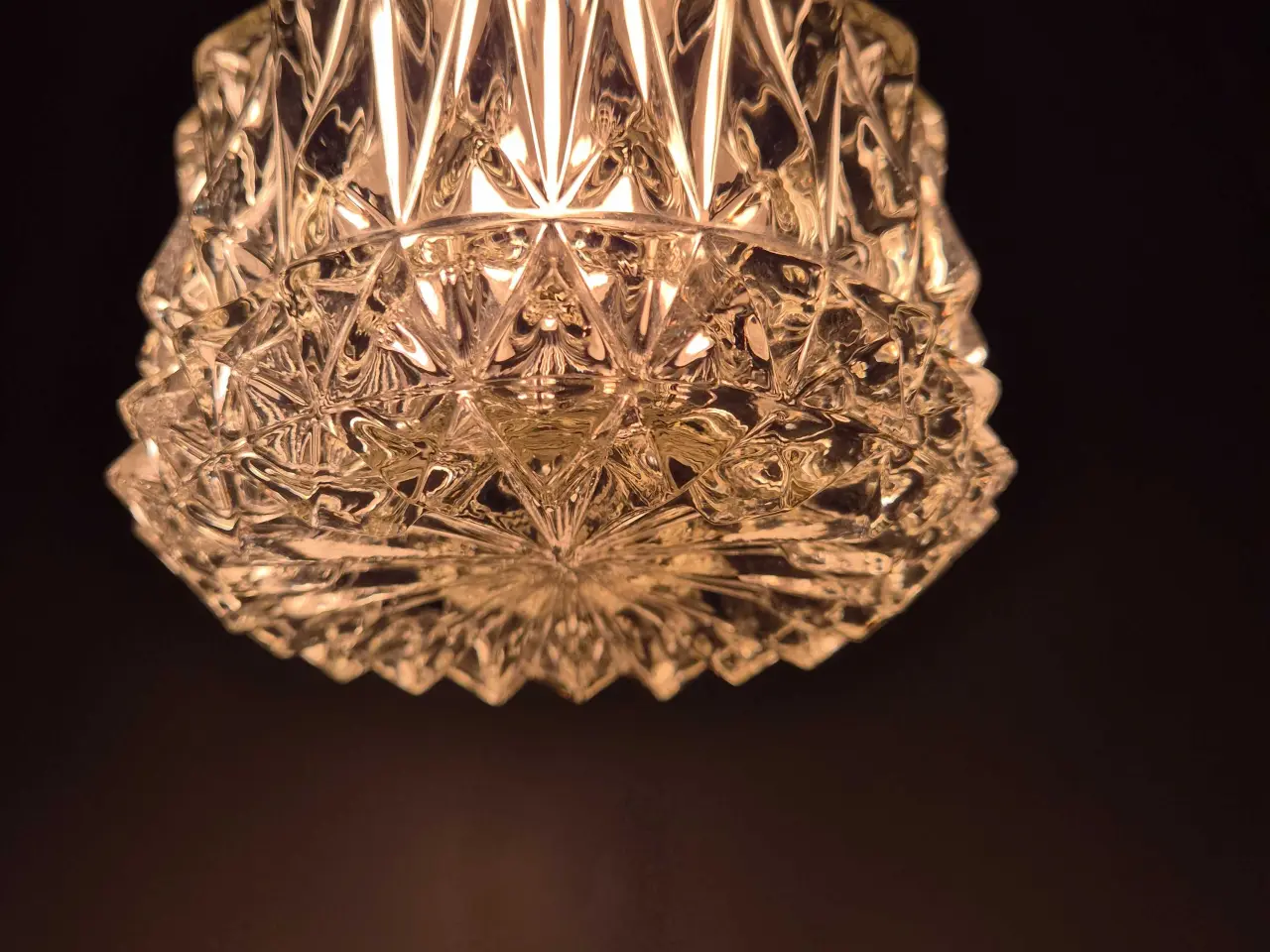 Billede 8 - Sød retrolampe i alu og glas