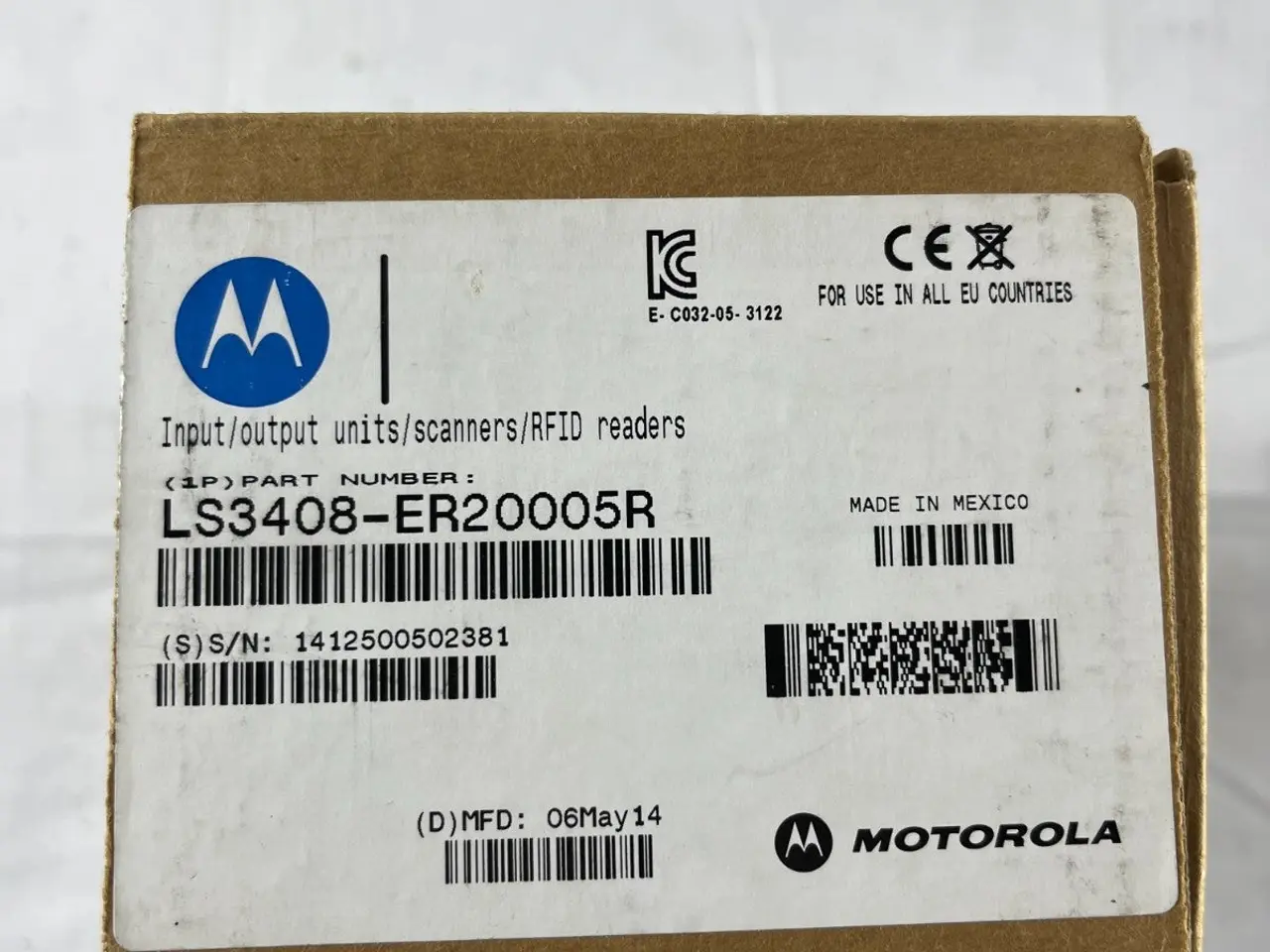 Billede 3 - Motorola LS3408-ER20005R Rugged Barcode Scanner