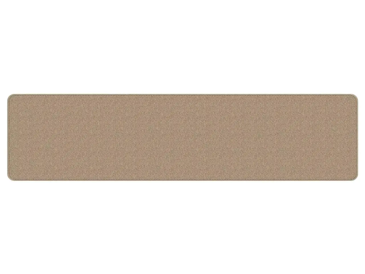 Billede 3 - Tæppeløber i sisallook 50 x 200 cm - sandfarvet