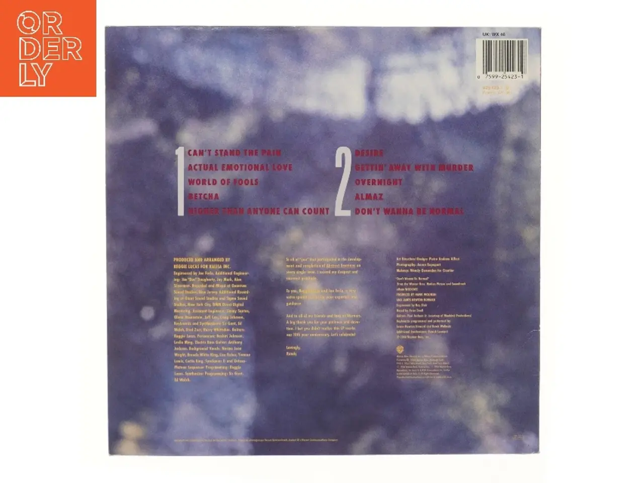 Billede 2 - Randy Crawford - Abstract Emotions LP
