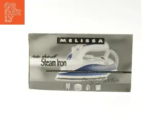 Melissa dampstrygejern fra Melissa (str. 28x12 cm)