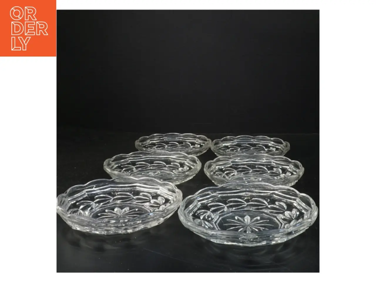 Billede 1 - Glas asietter - desserttallerkener (str. Ø 15 cm)