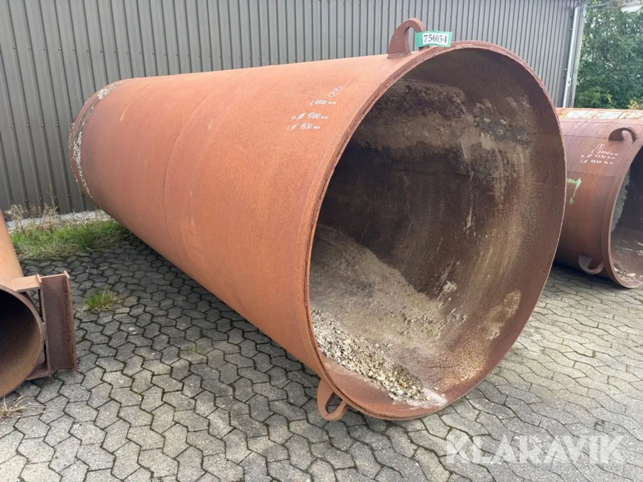 Billede 3 - Casing jern rør Ø. 4500x1700mm 1 styk