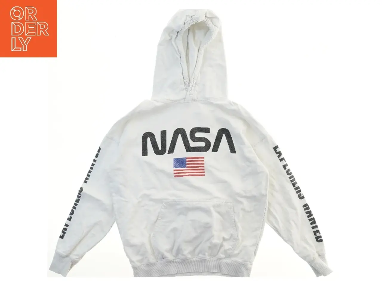 Billede 1 - Hættetrøje med NASA tekst fra H&M (str. 164)