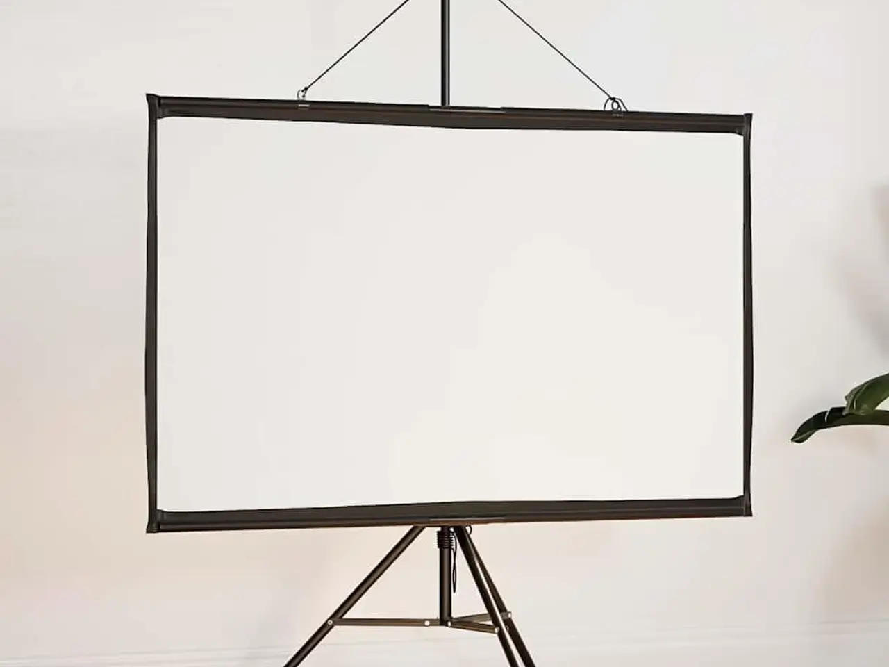 Billede 2 - Projektionslærred med stativ 60" 16:9 - mat hvid, polyester