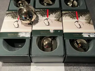 Georg Jensen julekugler hvidguld