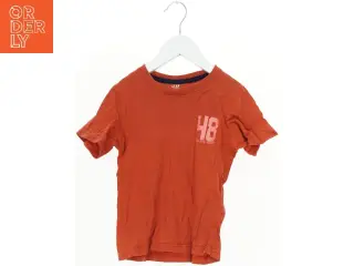 Kortærmet T-shirt med print fra H&M (str. 104)