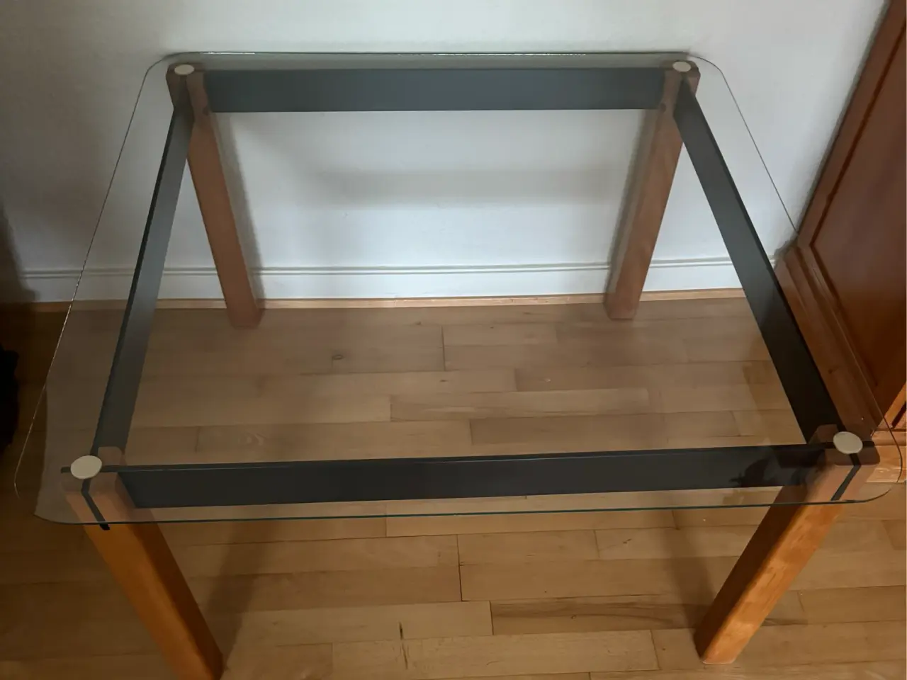 Billede 3 - ⚡️ HASTER: Flot retro sofabord i glas og træ