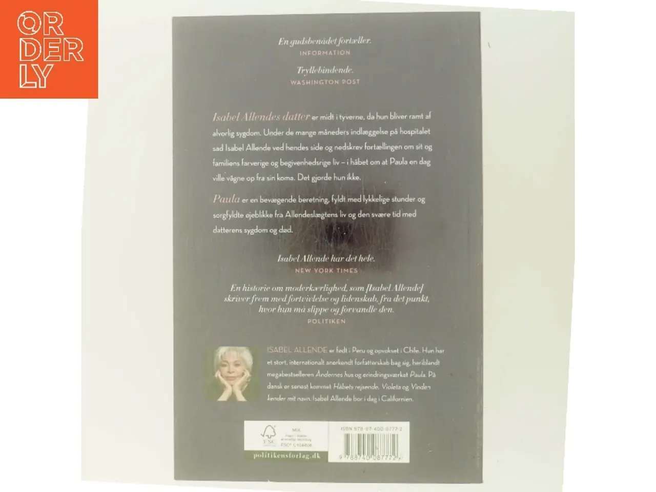 Billede 3 - Paula af Isabel Allende (Bog)