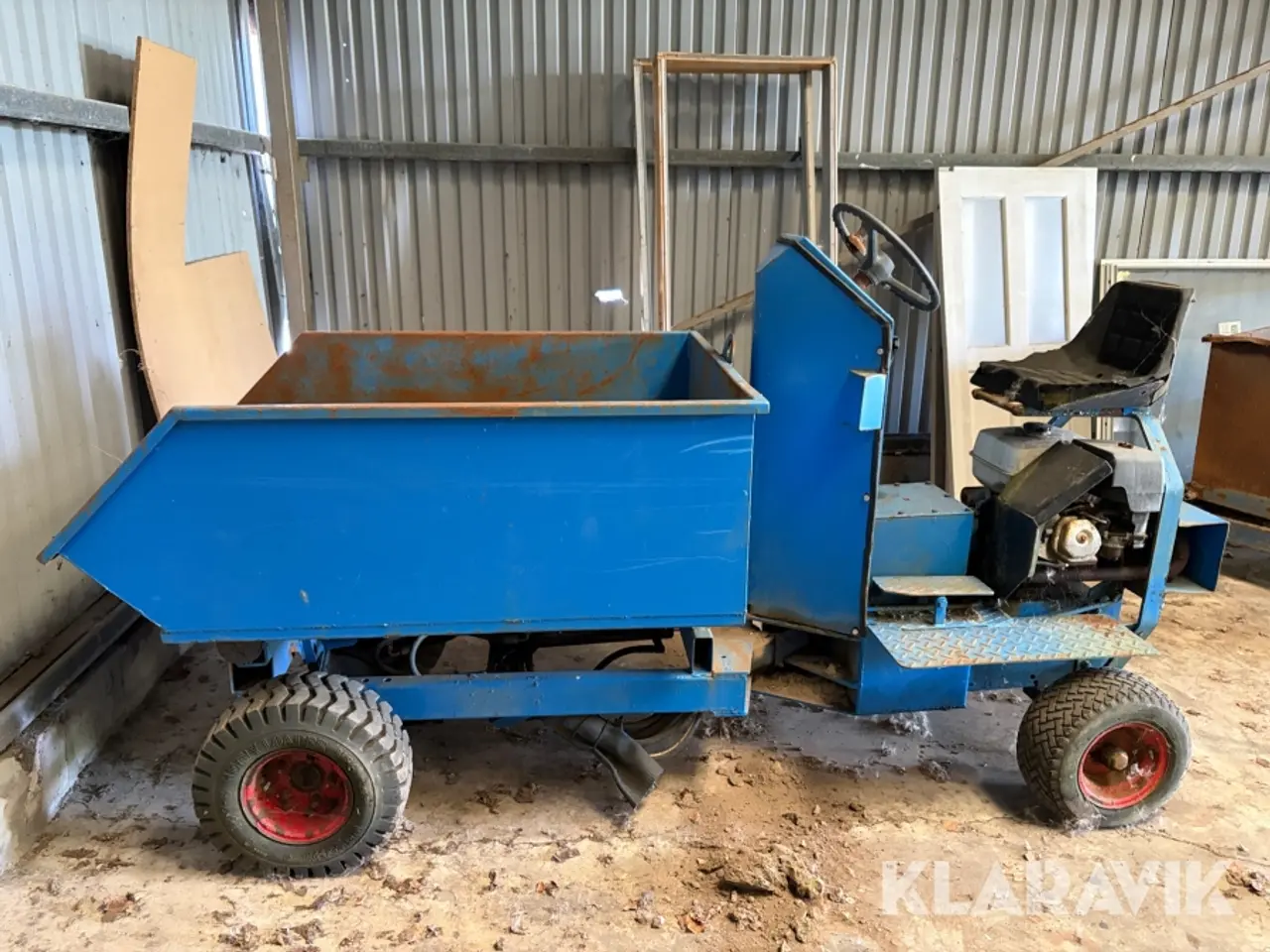 Billede 2 - Minidumper selvkørende med hydraulisk tip.
