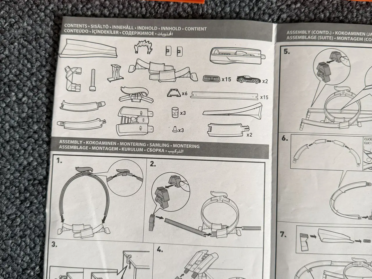 Billede 3 - Hot wheel track builder sæt #3 – Mange skinner og 