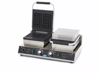 Dobbelt Belgisk Vaffeljern – 4 vafler – 3 kW