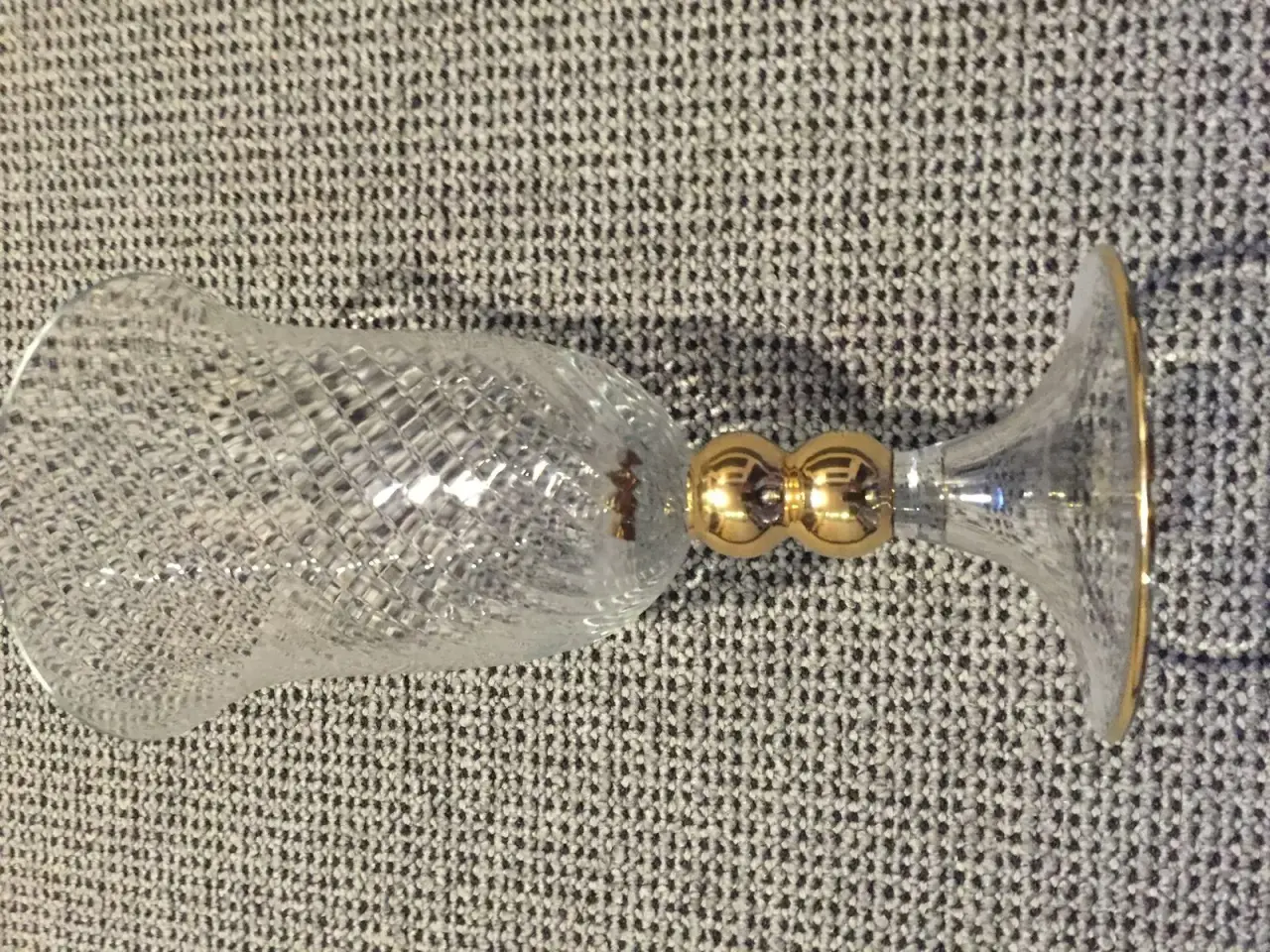 Billede 1 - KROSNO glas med 2 guld kugler