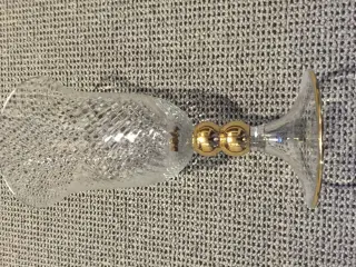 KROSNO glas med 2 guld kugler