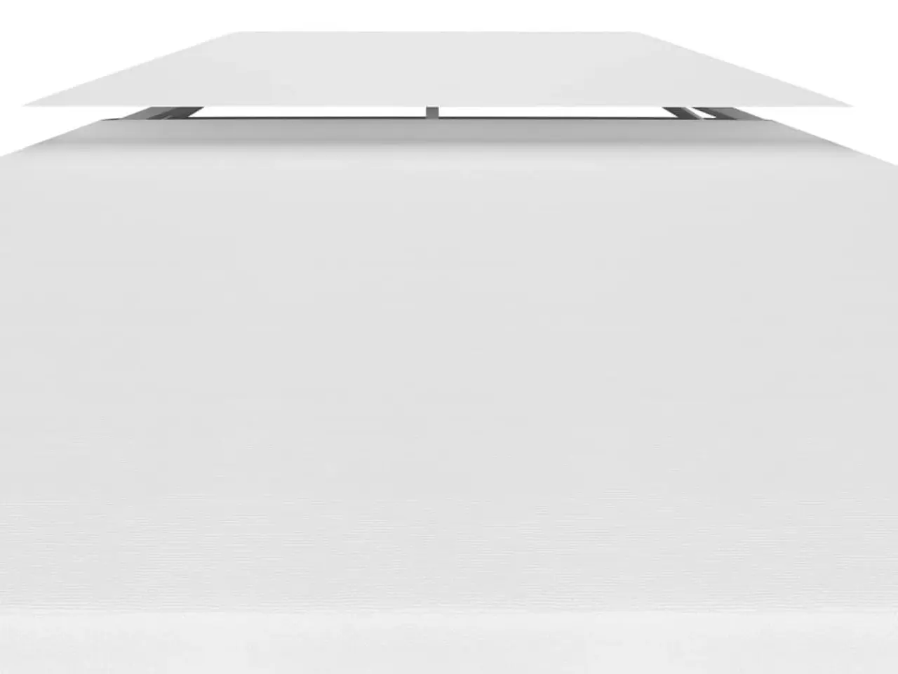 Billede 4 - Pavillontag 2 lag 3x3 m 310 g/m² hvid