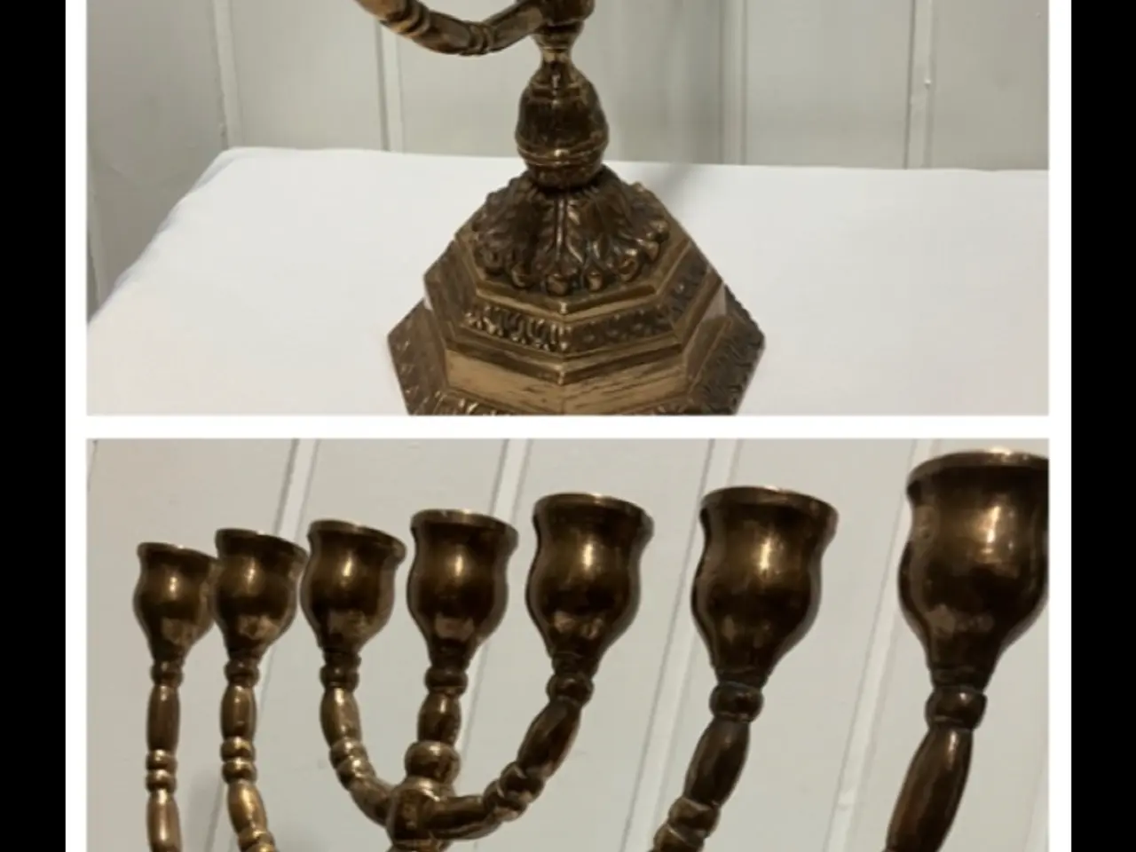 Billede 3 - Vintage Menorah / Kandelaber