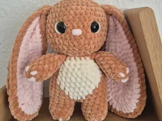 Hæklet kanin bamse 