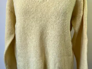 Stine Goya, gul strikbluse, str XL