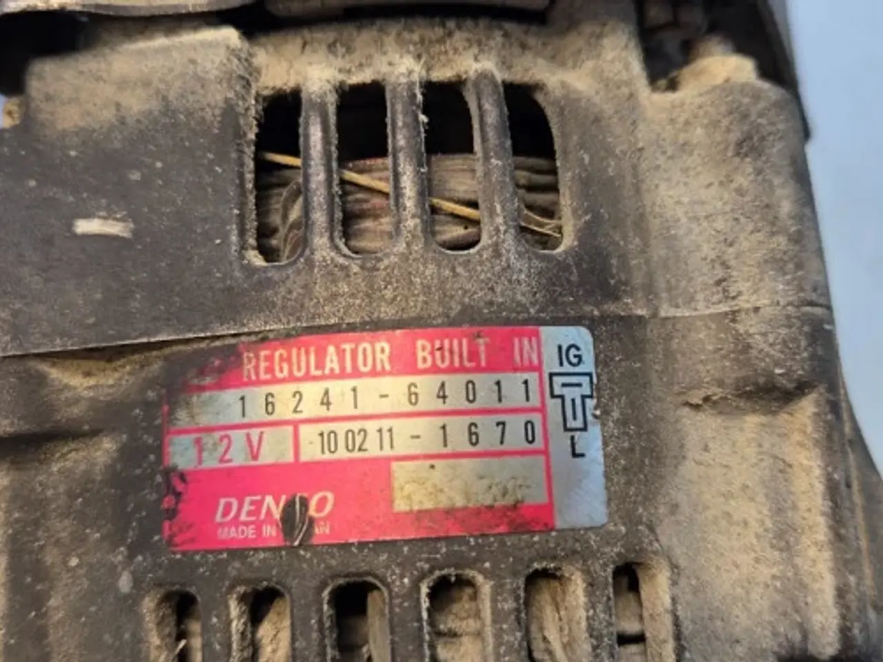 Billede 4 - Generator 12V 16241-64011