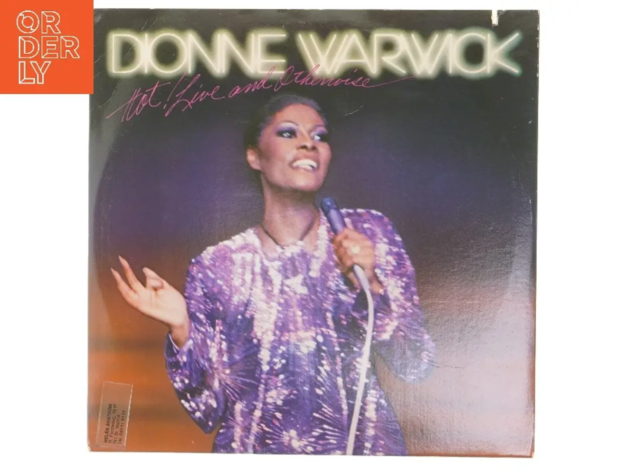 Billede 1 - LP - Dionne Warwick 'Hot! Live and Otherwise'