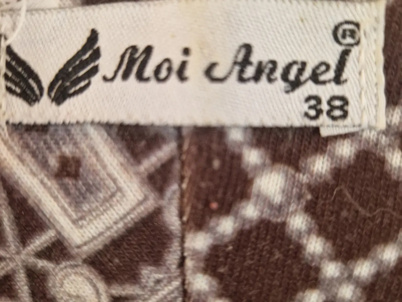 Billede 3 - Moi Angel kjole str 38 M grøn mønstret